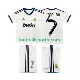 Tenue Real Madrid Cristiano Ronaldo 7 2012 2013 Retro Enfant Domicile Maillot de Foot